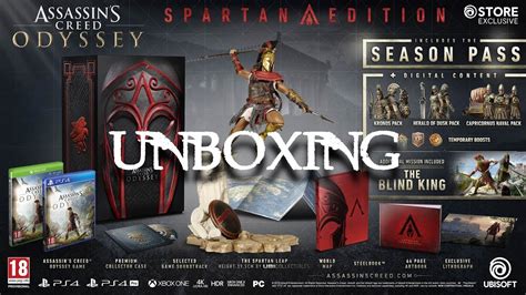 Assassins Creed Odyssey Spartan Edition Unboxing Youtube