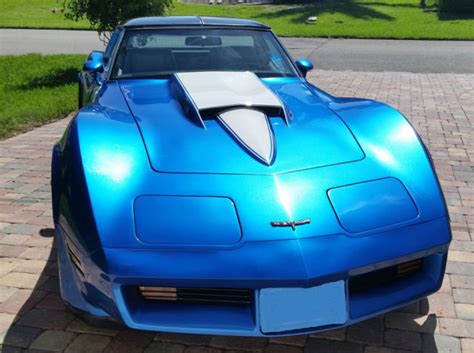 1981 Corvette T Top 4 Speed Manual Blue Classic Chevrolet Corvette