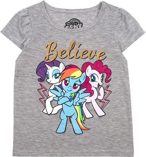 My Little Pony Hasbro Twilight Girls Short Sleeve T Shirt Pack Of 3