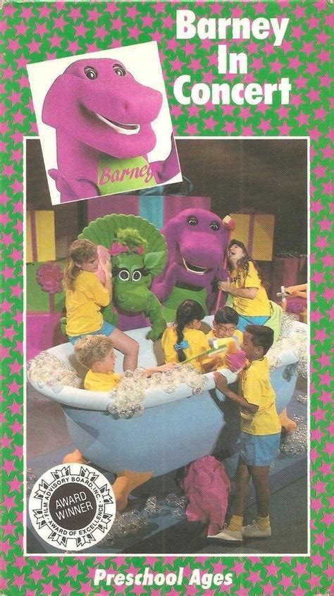 Barney In Concert Video 1991 Barney And Friends Barney The Dinosaurs