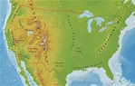 US mountain ranges map