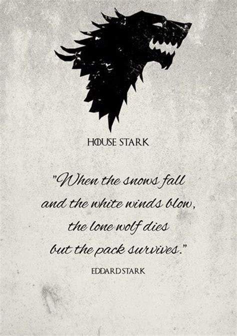 House Stark Motto Game Of Thrones Art Game Of Thrones Tattoo Game