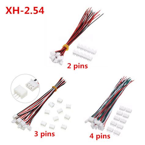 Sets Mini Micro Jst Xh Mm Awg Pin Connector Plug With
