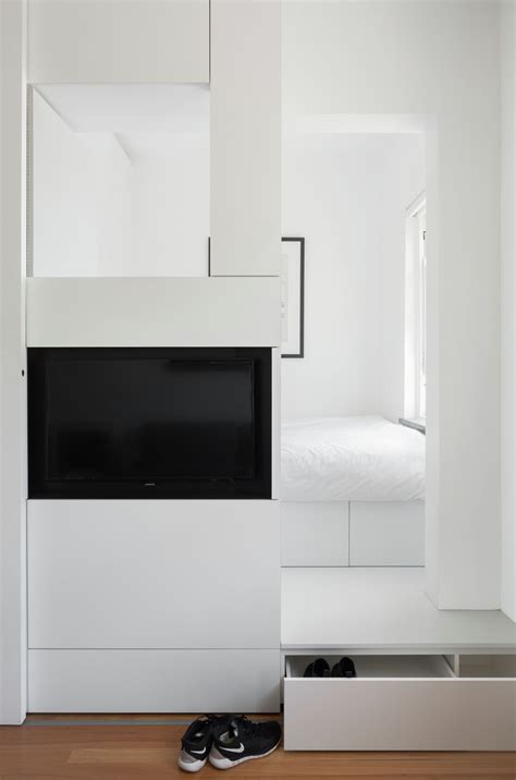 Minimalist Inner City Micro Apartment With Smart Functional Design