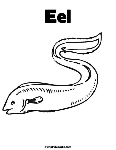 Kids Science Electric Eel Coloring Pages