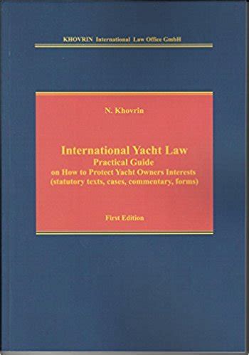 Publishing history this is a chart to show the when this publisher published books. Book Review: International Yacht Law by Nikolay G. Khovrin ...