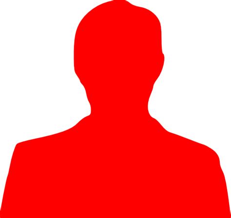 Person Red Icon Free Png Transparent Background Free Download 7538