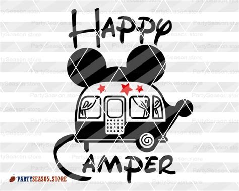 Happy camper Mickey