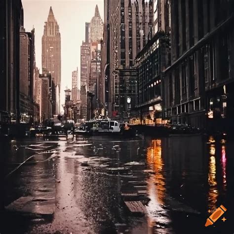 Rainy Day In New York City