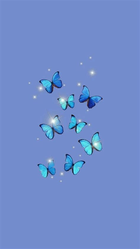View 9 Cute Wallpapers Pastel Blue Butterfly Aesthetic Learnchoiceart