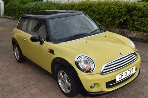 Yellow Mini Cooper 16 With A Years Clean Mot In Good Condition With
