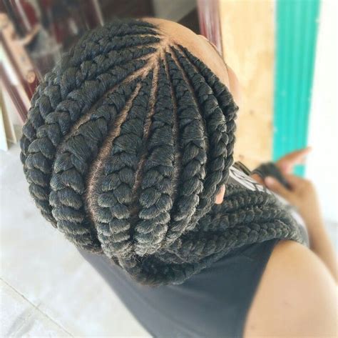 Ghana braids usually means braiding and showing clear partitions on the head. Ghana braids | Cool braid hairstyles, Ghana braid styles ...