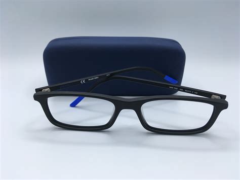 nike 7252 unisex matte black frame rectangular eyeglasses 53mm 886895408820 ebay