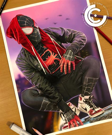 My Miles Morales Drawing Rtoptalent