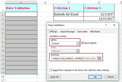 How To Apply Multiple Data Validation In One Cell In Excel Worksheet