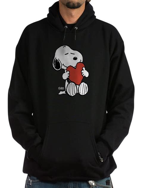 Cafepress Cafepress Peanuts Snoopy Heart Sweatshirt Pullover