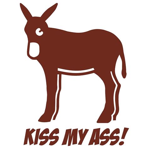 Kiss My Ass Sticker Dubberware Stickers T Shirts Club Branding