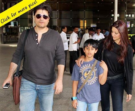 Spotted Sonali Bendre With Husband Goldie Behl And Son At The Airport Photo Gallery Latest