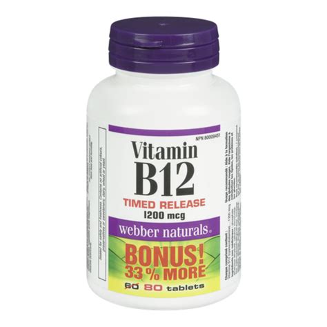 Vitamin B12 1200mcg Tr Each Instacart