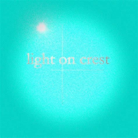 Five Lights On Crest Mark Goodwin Poet Sound Artist