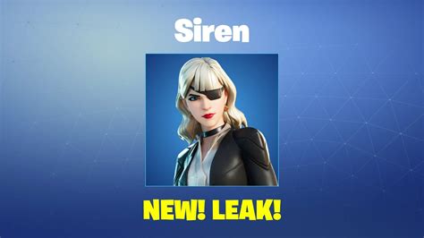 Siren Leak Fortnite Outfitskin Youtube