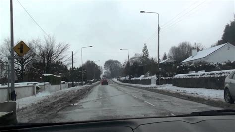 Snow Drive Through County Kilkenny Ireland Youtube