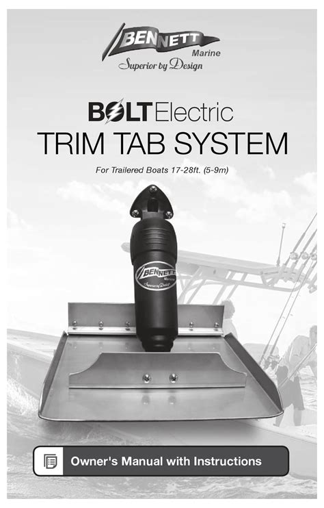 Bennett Marine Bolt Electric Owner S Manual Pdf Download Manualslib