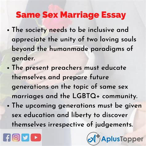 Benefits Of Gay Marriage Essay Advantages And Disadvantages Of Gay Marriage