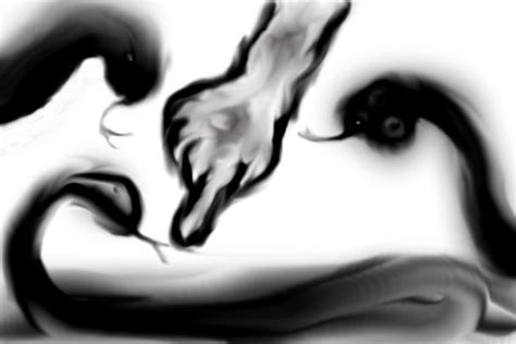 Snake Pit ← A Black White Speedpaint Drawing By Dusthaven Queeky