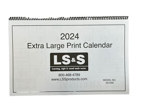 Extra Large Planning Calendar Lsands