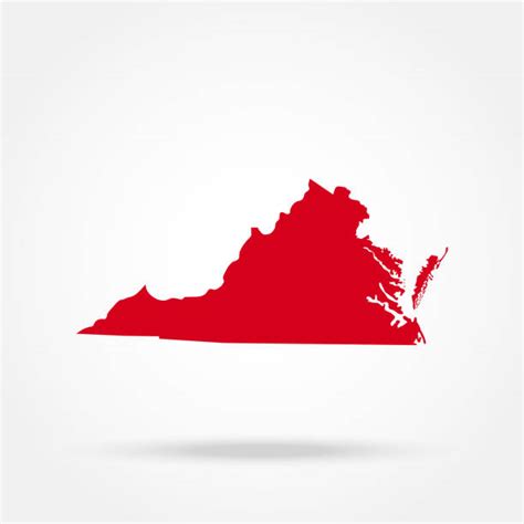 Best Outline Of The State Of Virginia Silhouette