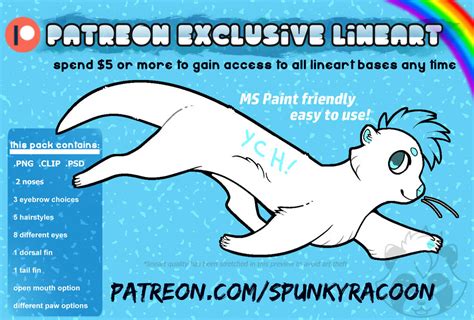 Otter Lineart Pack By Spunkyracoon On Deviantart