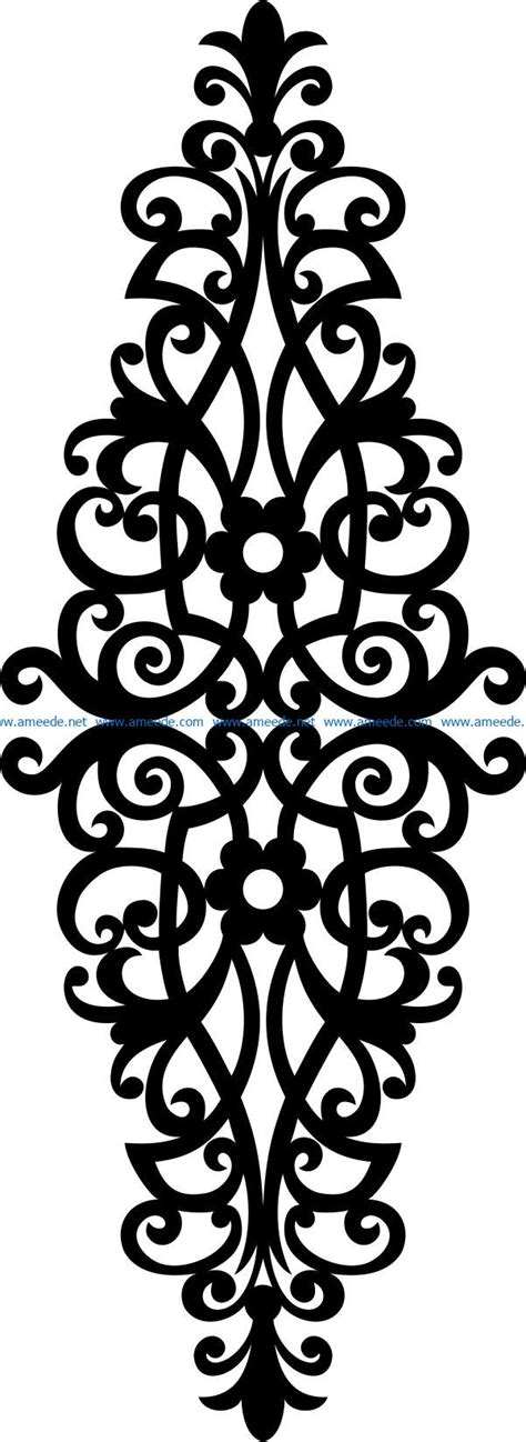 Beautiful Decorative Motifs File Cdr And Dxf Free Vector Download For