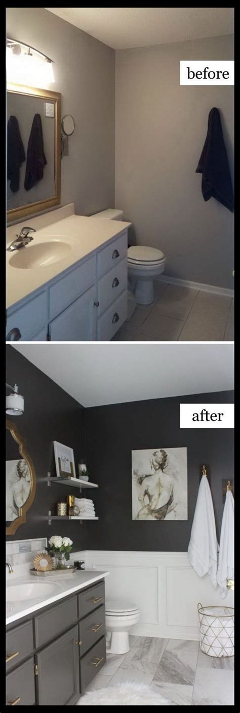 49 Most Beautiful Before And After Bathroom Makeovers Small Bathroom