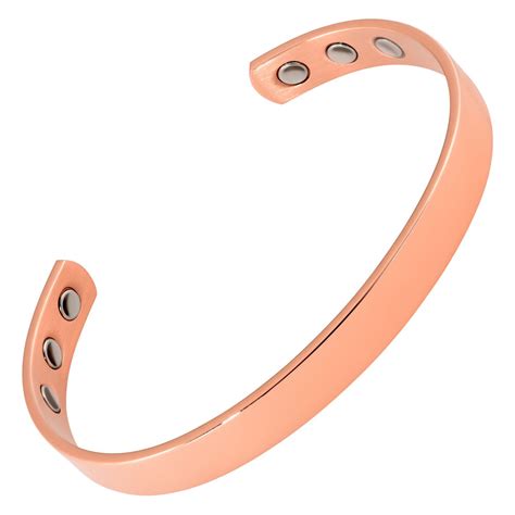 We pride ourselves on using only the highest quality. Copper Magnetic Therapy Bracelet Unisex 6 High Power Rare ...