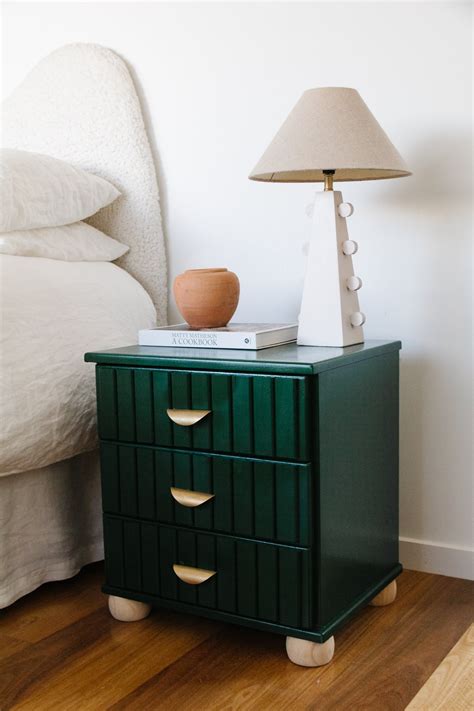 Upcycled Fluted Bedside Table — Smor Home