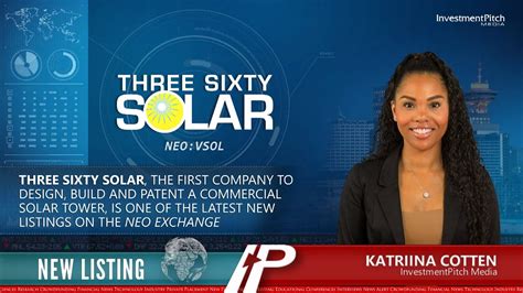 Three Sixty Solar Is One Of The Latest New Listings On The Neo Exchange