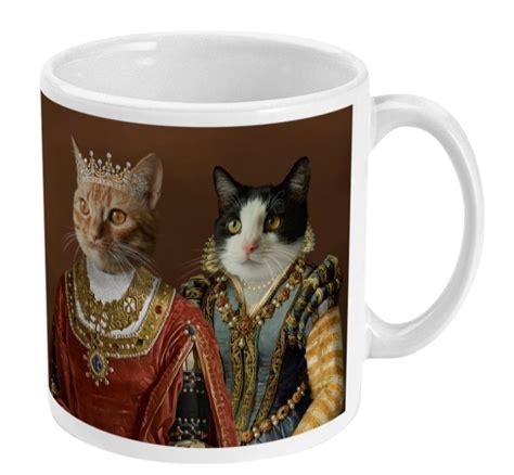 The Royal Ladies Personalised Two Pet Mug Fable And Fang