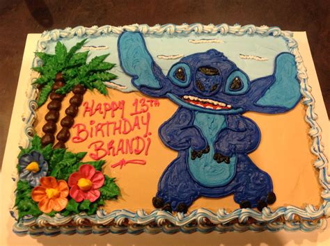Lilo And Stitch Birthday Cake Near Me Lilo And Stitch Cake Stitch