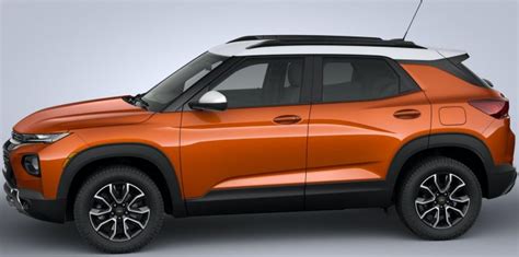 2022 Chevy Trailblazer Gets New Vivid Orange Color First Look