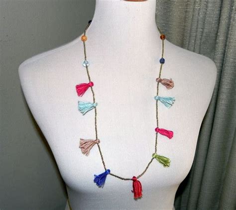 Diy Bead N Tassel Necklace ~ Inspired By A Matta Ny Piece Diy Beads