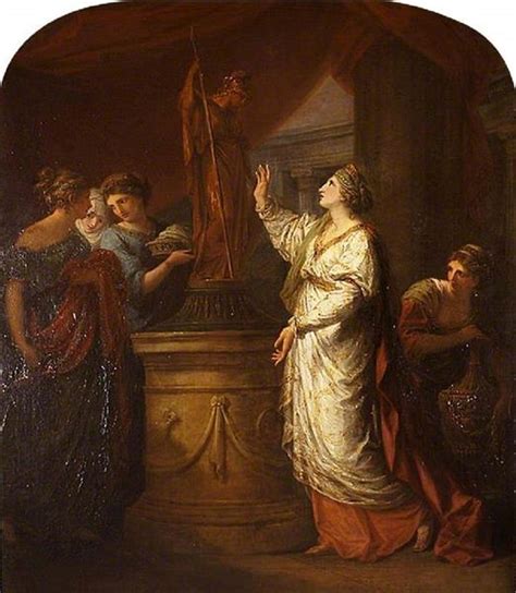 Penelope Sacrificing To Minerva For The Safe Return Of Her Son