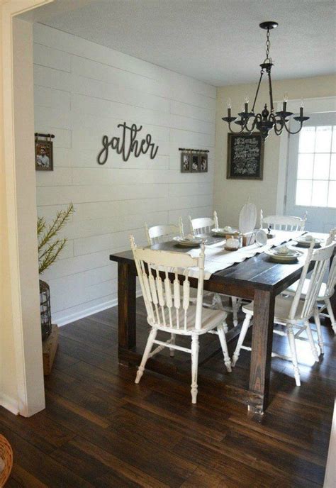 20 Shiplap Dining Room Wall