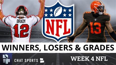 Nfl Week 4 Grades Biggest Winners And Losers From Sundays Games Youtube