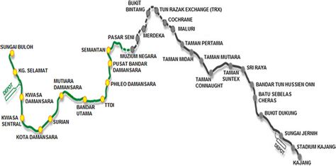 Jalan klang lama line 6. MRT KL, Kuala Lumpur, Malaysia