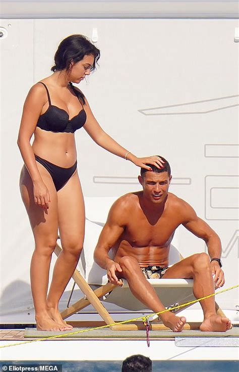 Cristiano Ronaldo And His Partner Georgina Rodriguez Soak Up The Sun