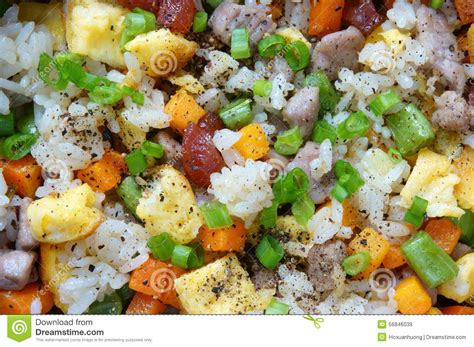 Vietnamese Food Fried Rice Asian Eating Stock Image Image Of Bowl Savoury 56846039