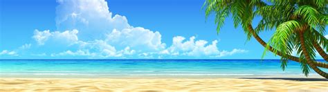 Widescreen Dual Monitor Beach Wallpapers Top Free Widescreen Dual