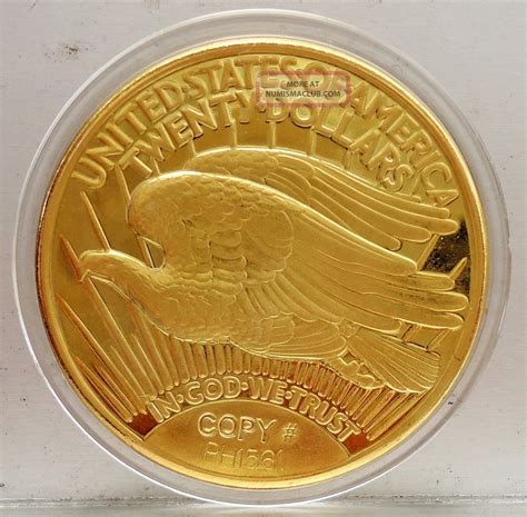 Golden Proof Tribute To 1933 St Gaudens Double Eagle Unique Coin