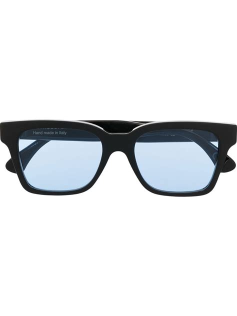 Retrosuperfuture Square Frame Logo Sunglasses Farfetch